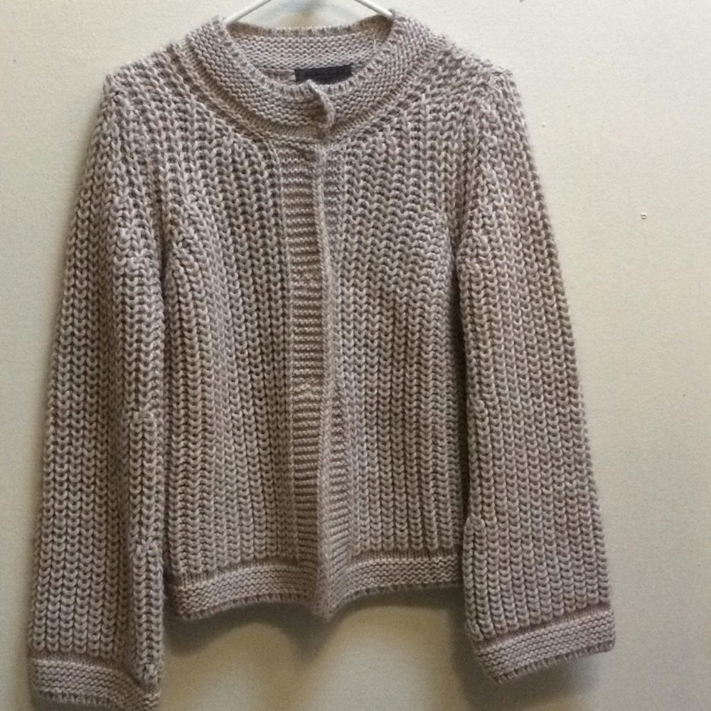 Cozy oversized sweater with bell sleeves